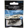 Combo Crane Swivel + Split Ring Explorer Tackle - 140 Kg