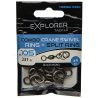 Combo Crane Swivel Ring + Split Ring Explorer Tackle - 105 Kg