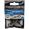 Combo Crane Swivel Ring + Split Ring Explorer Tackle - 140 Kg