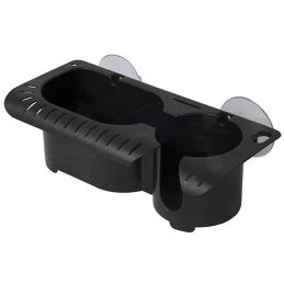 Pike'N Bass Bac de rangement à double compartiment GM fixation ventouses - Noir