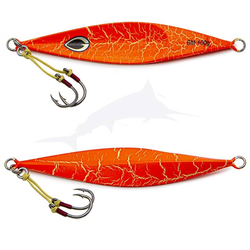 Lure Black Magic Flipper Jig 100g - FTG Lure Black Magic Flipper Jig 100g - FTG