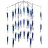 Squidnation 7 Inch 6 Arm Stainless Steel Squid Dredge - Blue