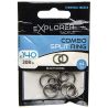 Combo Split Ring Explorer Tackle - Simple - 140 kg