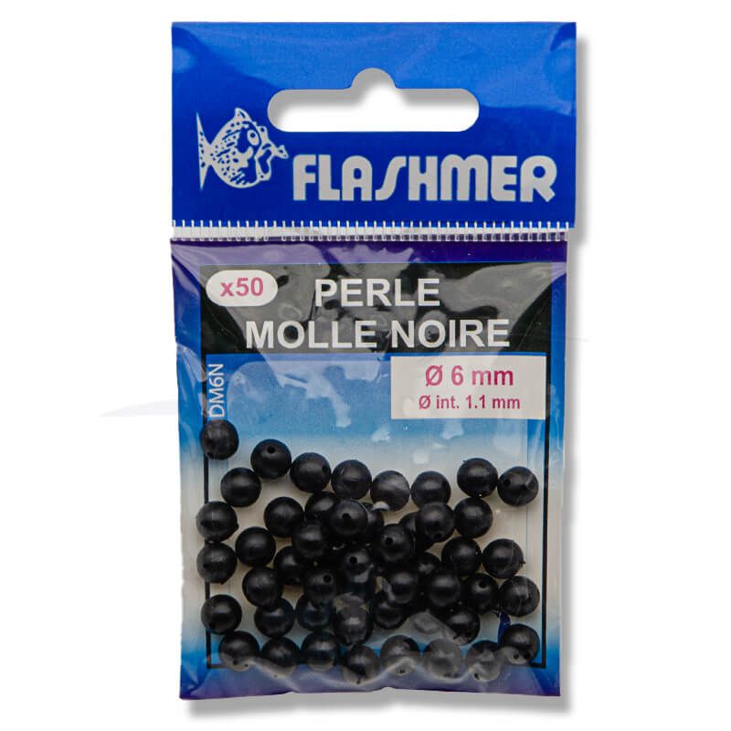 Perle molle noire Flashmer Perle molle noire Flashmer