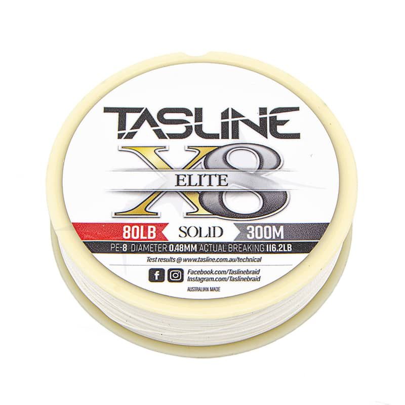 Braid Tasline Elite White - 300m - 80 LB Braid Tasline Elite White - 300m - 80 LB