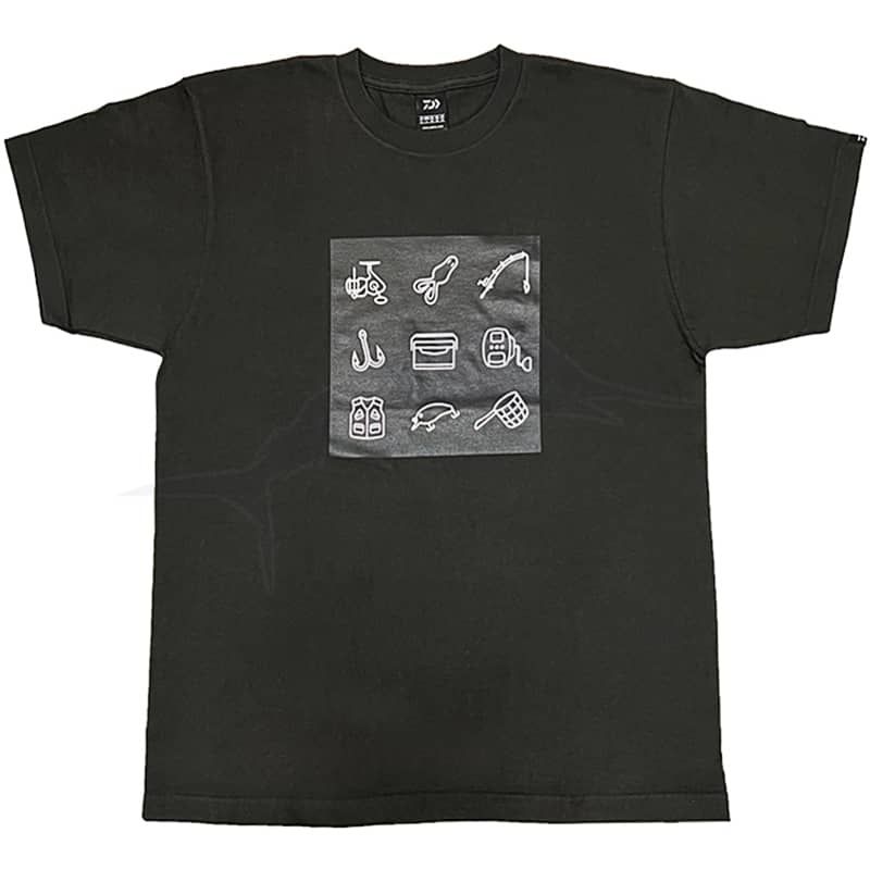 T-Shirt Daiwa Fishing Tackle - Noir
