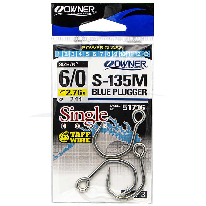 Owner Blue Plugger S-135M 51716 6/0 Owner Blue Plugger S-135M 51716 6/0