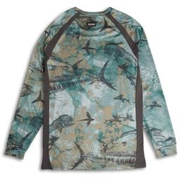 T-Shirt Manches Longues Pelagic Youth Vaportek Enfant Vert CAMO