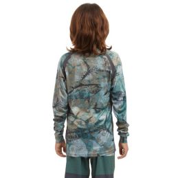 L-Shirt Pelagic Youth Vaportek Enfant Army Green