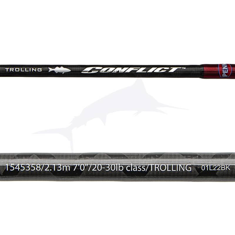 Penn Conflict Trolling 701 - 20-30 LB