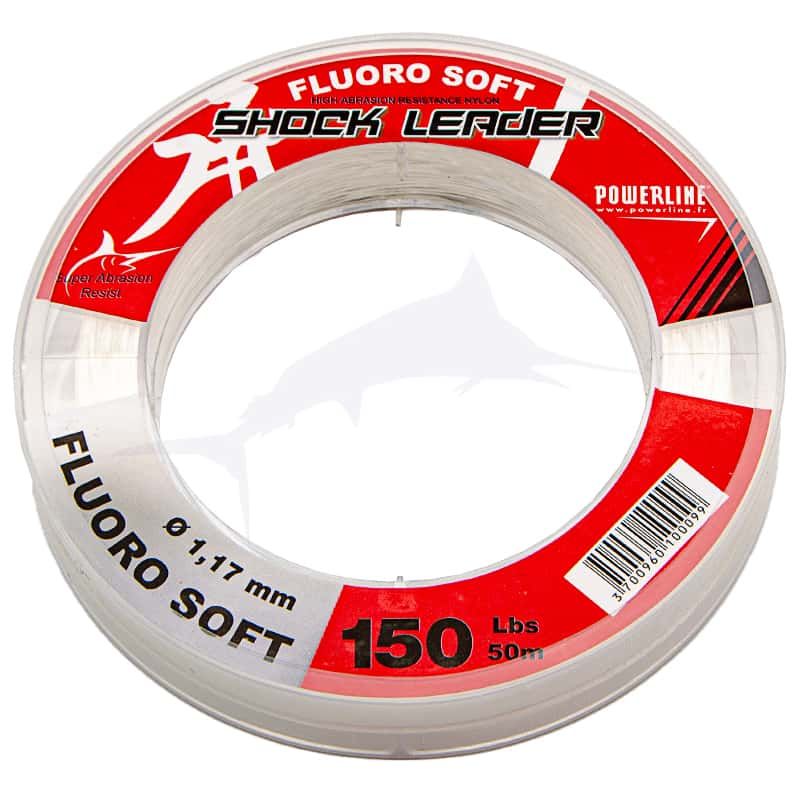 Powerline Shock Leader Fluoro Soft 150 LB Powerline Shock Leader Fluoro Soft 150 LB