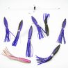 Leurre RnR Finney Bar 3 chaines L Spreader bar - Noir / Violet