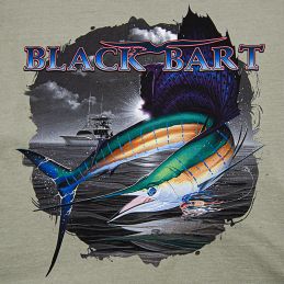 T-Shirt Black Bart Majestic Sail