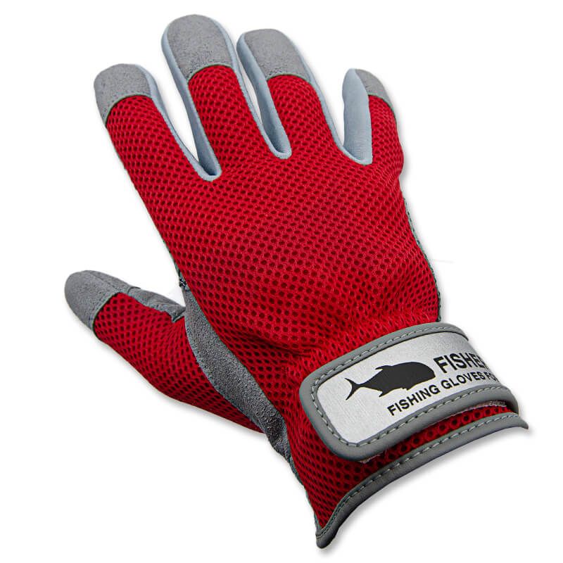 Gants Fisherman High Grip - Rouge Gants Fisherman High Grip - Rouge