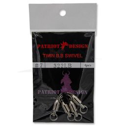 Emerillons Patriot Design Twin BB Swivel - 322 LB