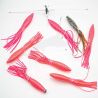 Leurre RnR Finney Bar 3 chaines L Spreader bar - Rose Flash