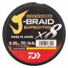 Daiwa J-Braid Exp X8 - 300m - Orange - 79,5 LB