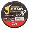 Daiwa J-Braid Exp X8 - 500m - Multicolor - 58.3 LB