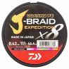 Daiwa J-Braid Exp X8 - 500m - Multicolor - 102,4 LB