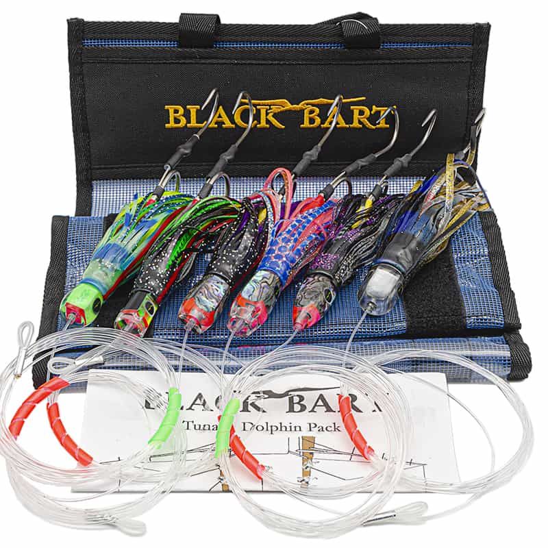 Black Bart Tuna Dolphin Rigged Pack 20-50lb Black Bart Tuna Dolphin Rigged Pack 20-50lb