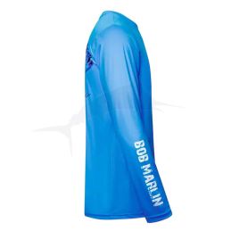 Bob Marlin Performance Shirt Ocean GT - Blue - Side