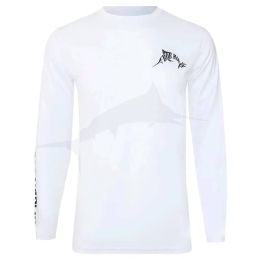 L-Shirt Bob Marlin Performance Shirt Natty Tuna - Blanc - Avant
