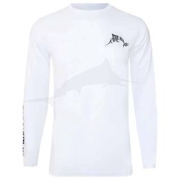 L-Shirt Bob Marlin Performance Shirt Sword Rebel - Blanc - Avant