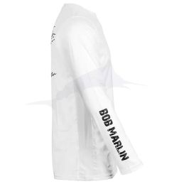 L-Shirt Bob Marlin Performance Shirt Sword Rebel - Blanc - Coté