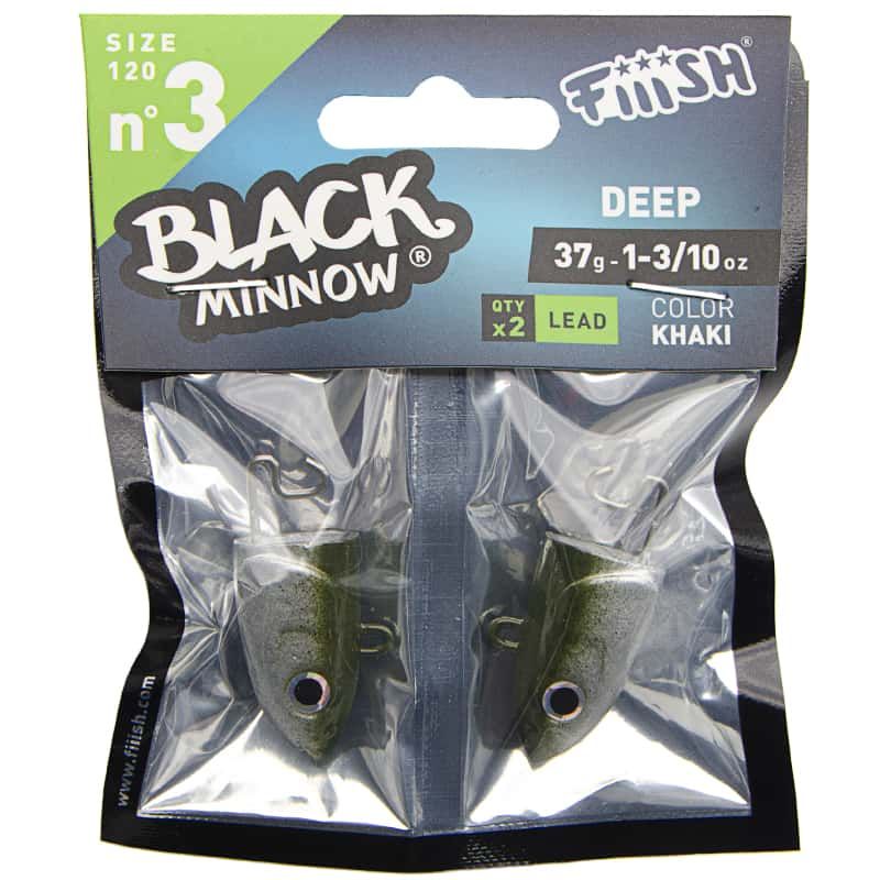Fiiish Black Minnow 120 Heads N°3 - Deep 37g Fiiish Black Minnow 120 Heads N°3 - Deep 37g