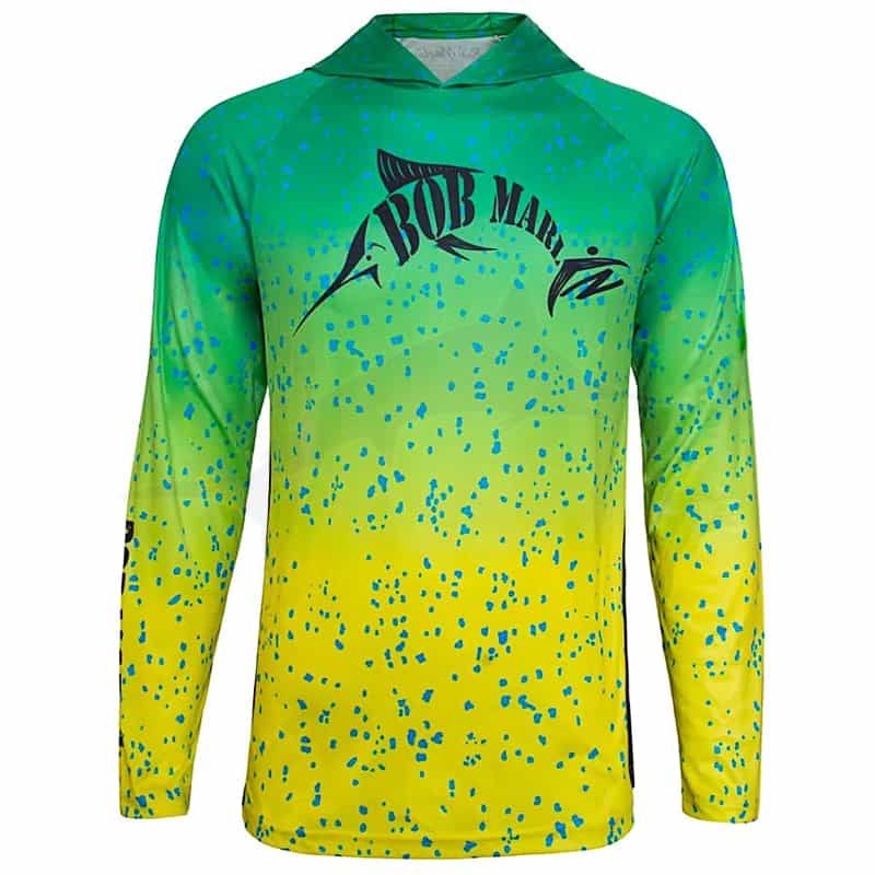 Bob Marlin Performance Hoody Bob Mahi - Front Bob Marlin Performance Hoody Bob Mahi - Front