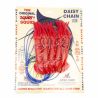 Leurre Mold Craft Squid Daisy Chains 9" - Hot Pink