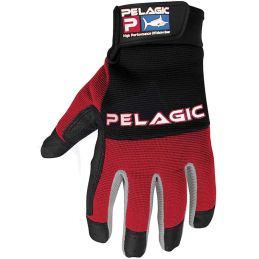 Pelagic gloves (long) - Red inside