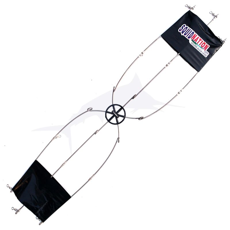 Squidnation Dredge Bar 6 Arm 36 Inch Straight Naked Squidnation Dredge Bar 6 Arm 36 Inch Straight Naked