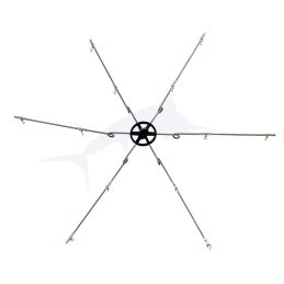 Squidnation Dredge Bar 6 Arm Stainless Steel