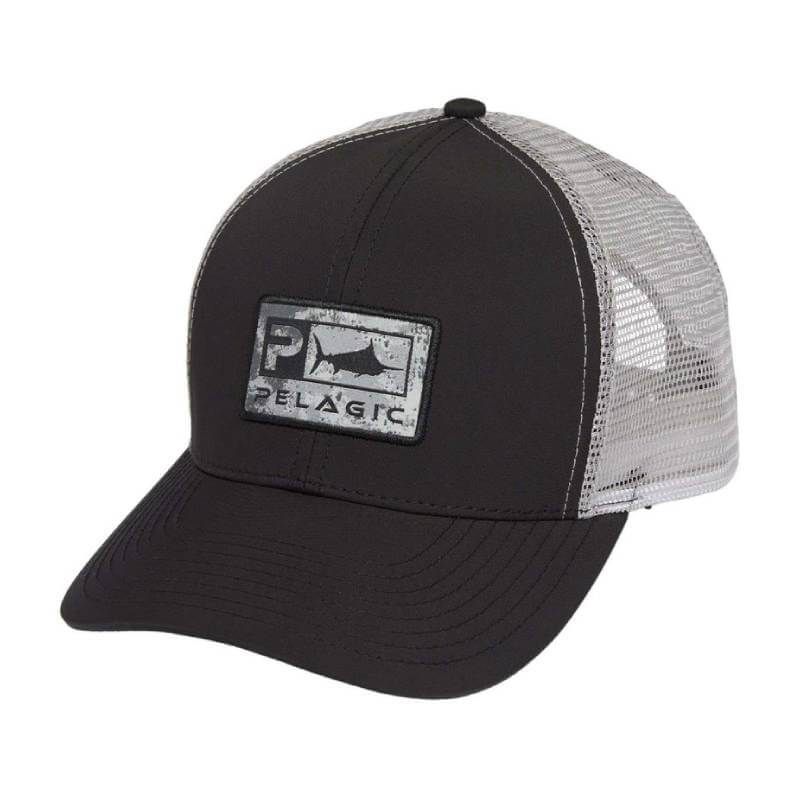 Casquette Pêche Pelagic Delux Gyotaku Trucker Noir