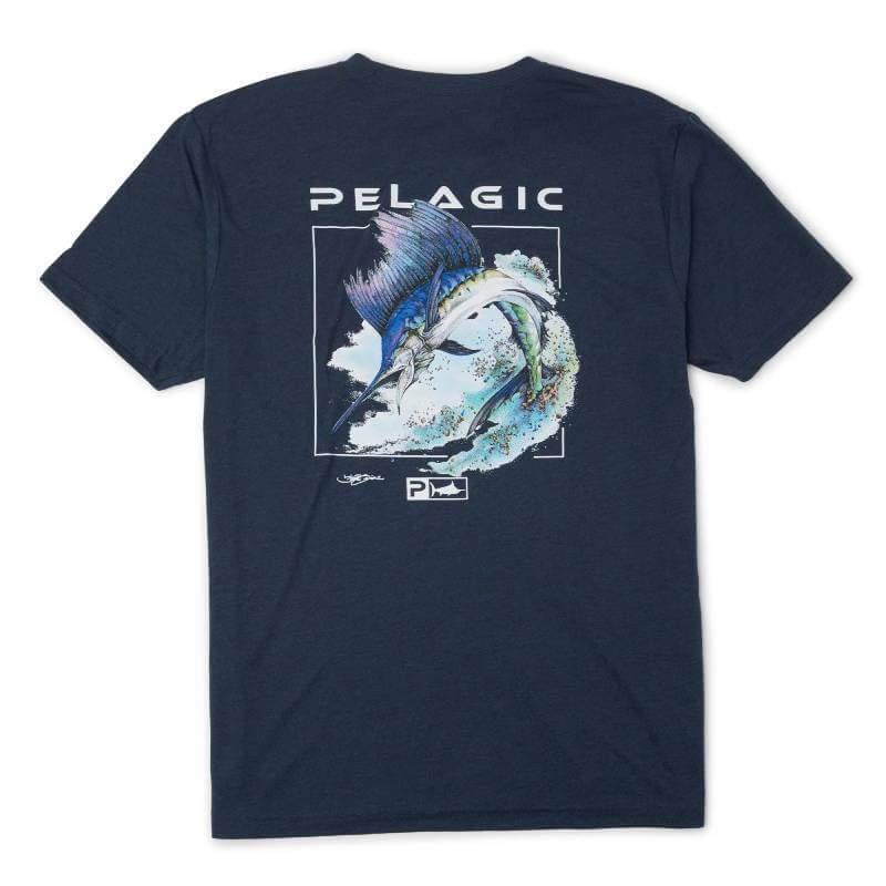 T-Shirt Goione Sailfish Pelagic Navy T-Shirt Goione Sailfish Pelagic Navy