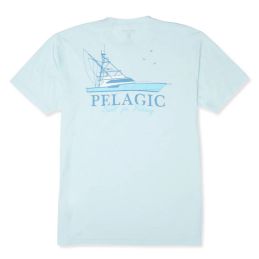 T-Shirt Pelagic Aquatek Good Livin Bleu clair