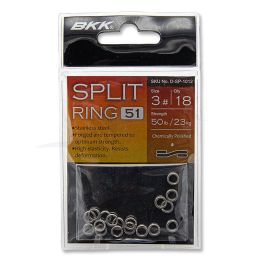 Anneaux brisés BKK Split Ring 50lbs