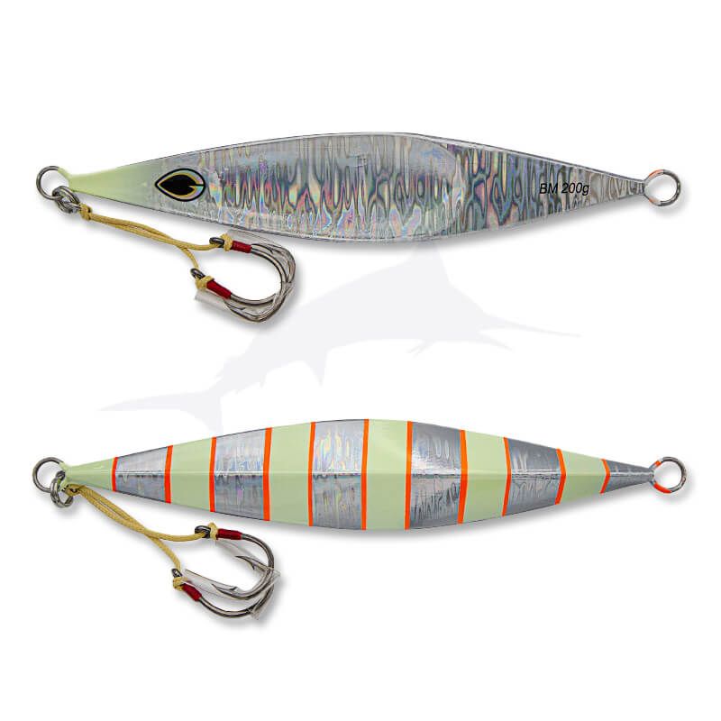 Lure Black Magic Flipper Jig 200g - 10 Lure Black Magic Flipper Jig 200g - 10