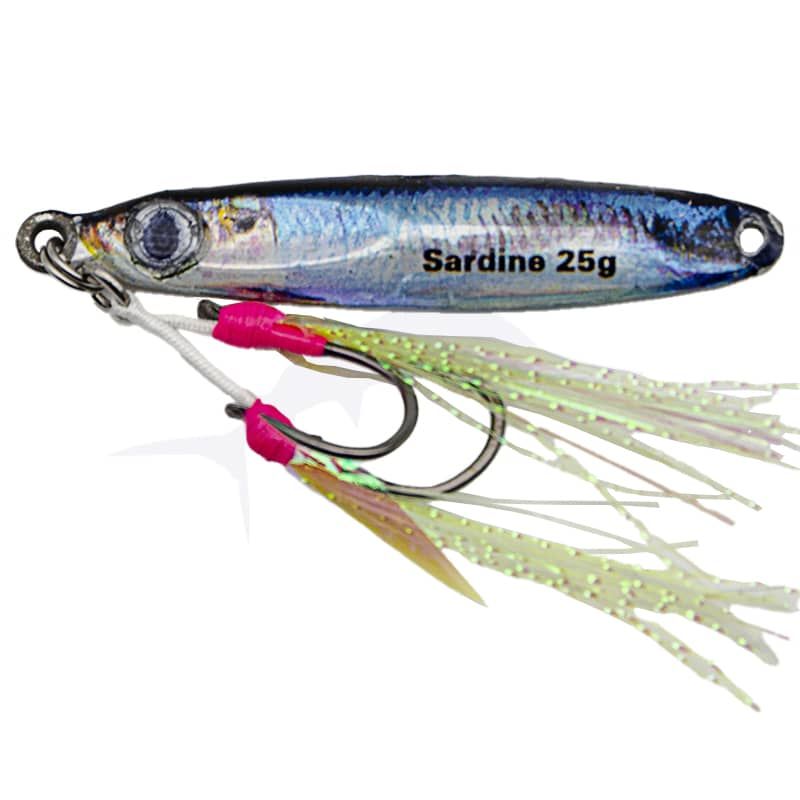 Lure Blue Crab Tungsten Jig - 25 g - Sardine Lure Blue Crab Tungsten Jig - 25 g - Sardine