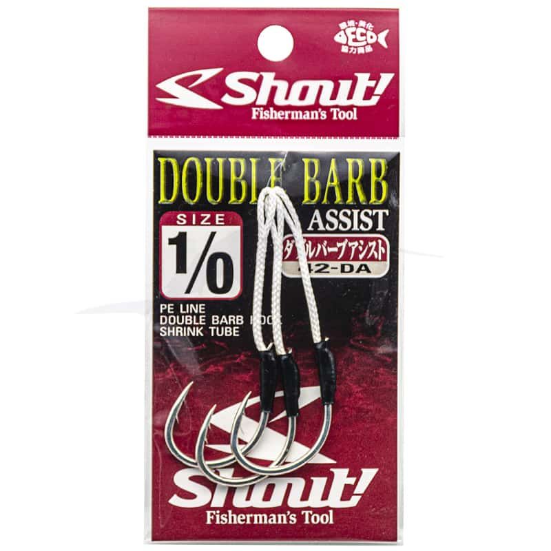 Shout Double Barb Assist (42-DA) 1/0 Shout Double Barb Assist (42-DA) 1/0