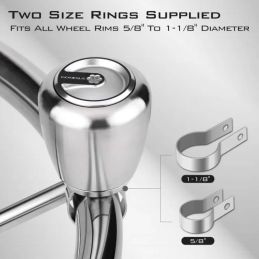 Gomexus Stainless Boat Steering Wheel Knob BK-SS-SR45