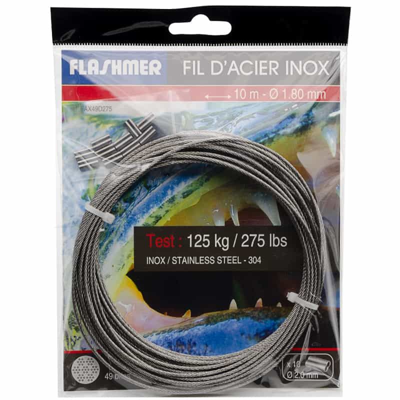 Flashmer Stainless Steel Wire 49 Strands - 275 LB Flashmer Stainless Steel Wire 49 Strands - 275 LB