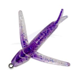 Lure Yummee Mini Flyer 4 inch Flying Fish Rigged - Purple - 1