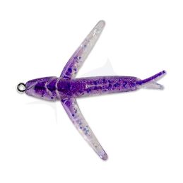 Leurre Yummee Mini Flyer 4 inch Flying Fish Rigged - Purple - 2