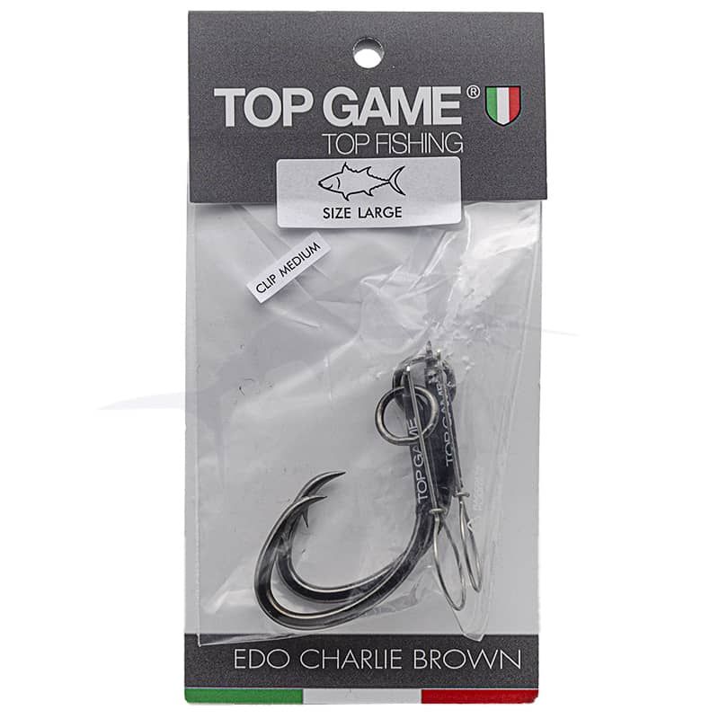 Hook Top Game Edo Charlie Brown - Large - clip M X2 Hook Top Game Edo Charlie Brown - Large - clip M X2