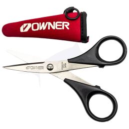 Owner Super Cut Braided Line Scissors + holster