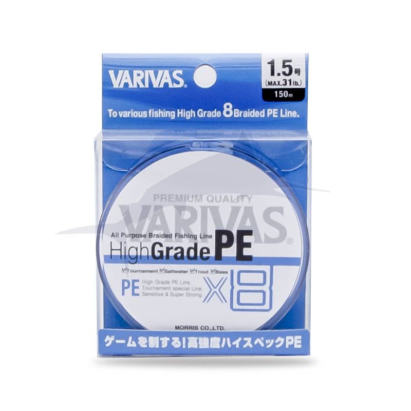 Varivas High Grade PE x8 - 1.5 Varivas High Grade PE x8 - 1.5