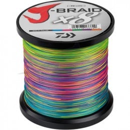 Daiwa Tresse J-Braid X 8 (1500m) - Multicolore