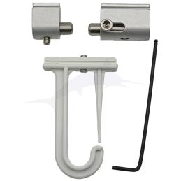 Dubro Tournament Fishing Rod Holder - Silver / White